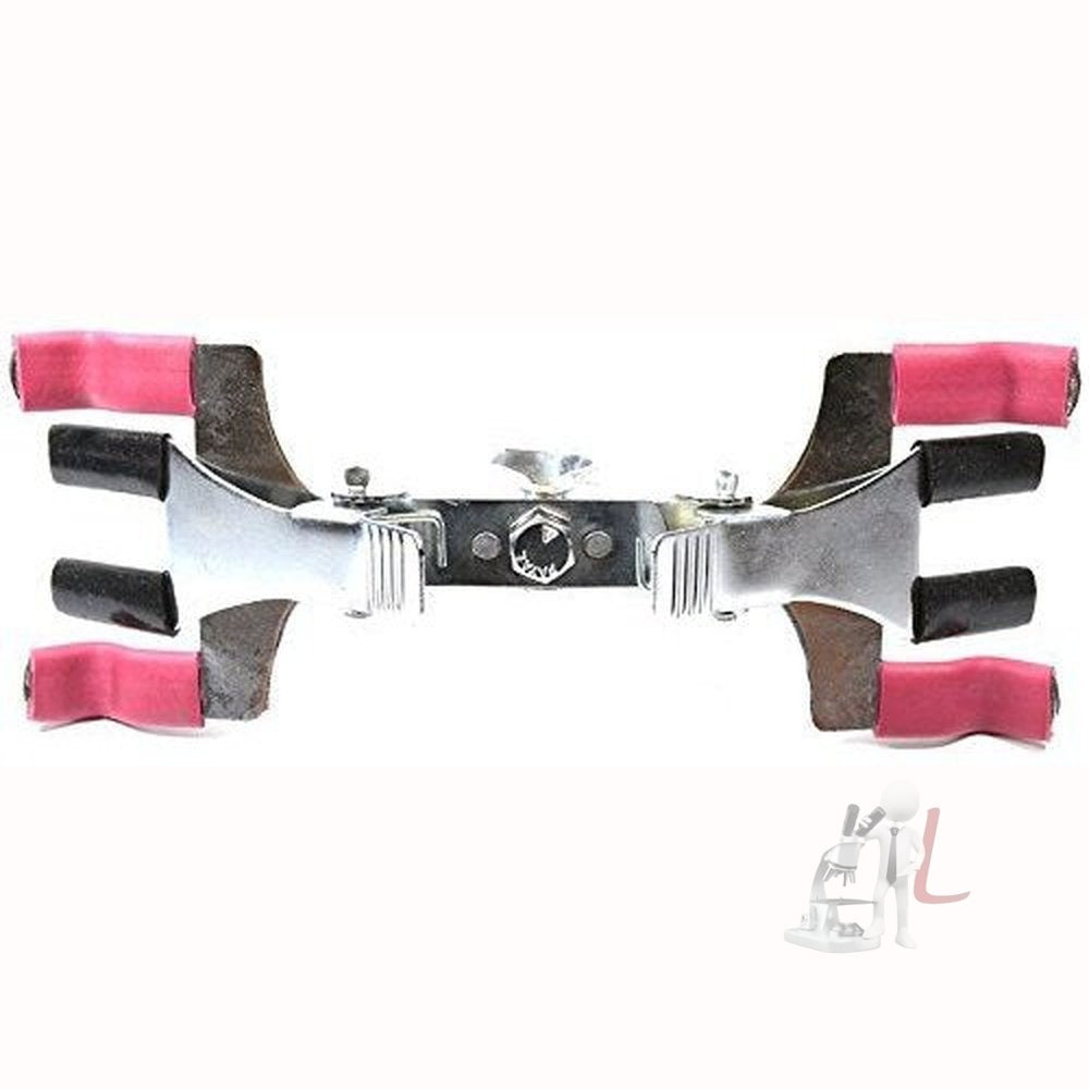 Burette Double Clamp - 7" separation, Max 20mm Dia. Rod - Laboratorydeal