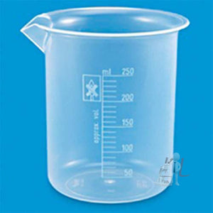 Combo Pack (4pcs) 50ml 100ml, 250ml, 500ml Plastic Beaker Set Measuring Cup Transparent - Laboratorydeal