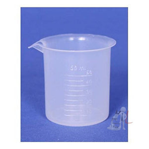 Combo Pack (4pcs) 50ml 100ml, 250ml, 500ml Plastic Beaker Set Measuring Cup Transparent - Laboratorydeal