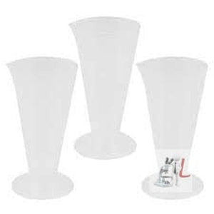 Combo Pack Set of 3 Polypropylene Measuring Beaker (25ml / 50ml / 125ml) - Laboratorydeal