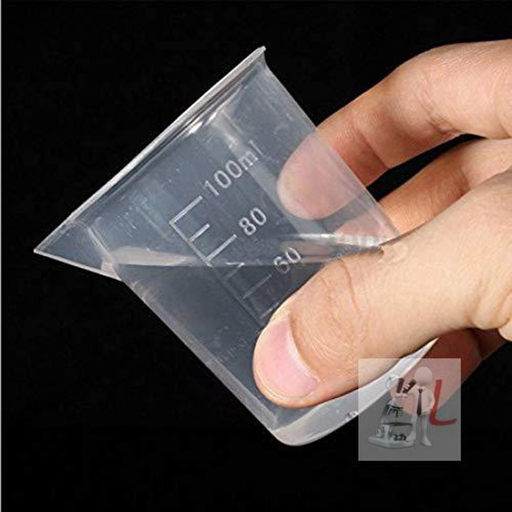 Combo Set 100/250/500ML Measuring Jug Cup Graduated Surface Kitchen Laboratory Test Beaker Capacity: 100ml / 250ml / 500ml Size: 6cm/7.5cm/10cm Weight: 0.01kg / 0.026kg / 0.046kg - Laboratorydeal