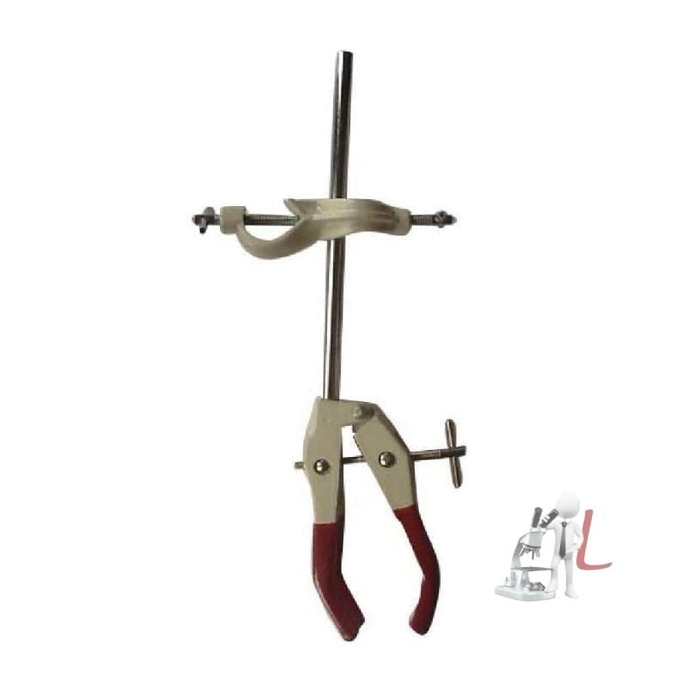 Condenser Clamp Three Finger Sleeves Coated With Boss Head - Laboratorydeal