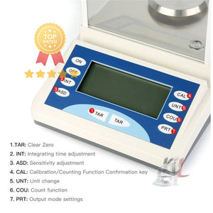 Digital Analytical Balance Precision Scale 0.1mg nabl calibration