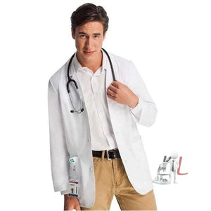 Cotton Lab Coat (L32) White - Laboratorydeal