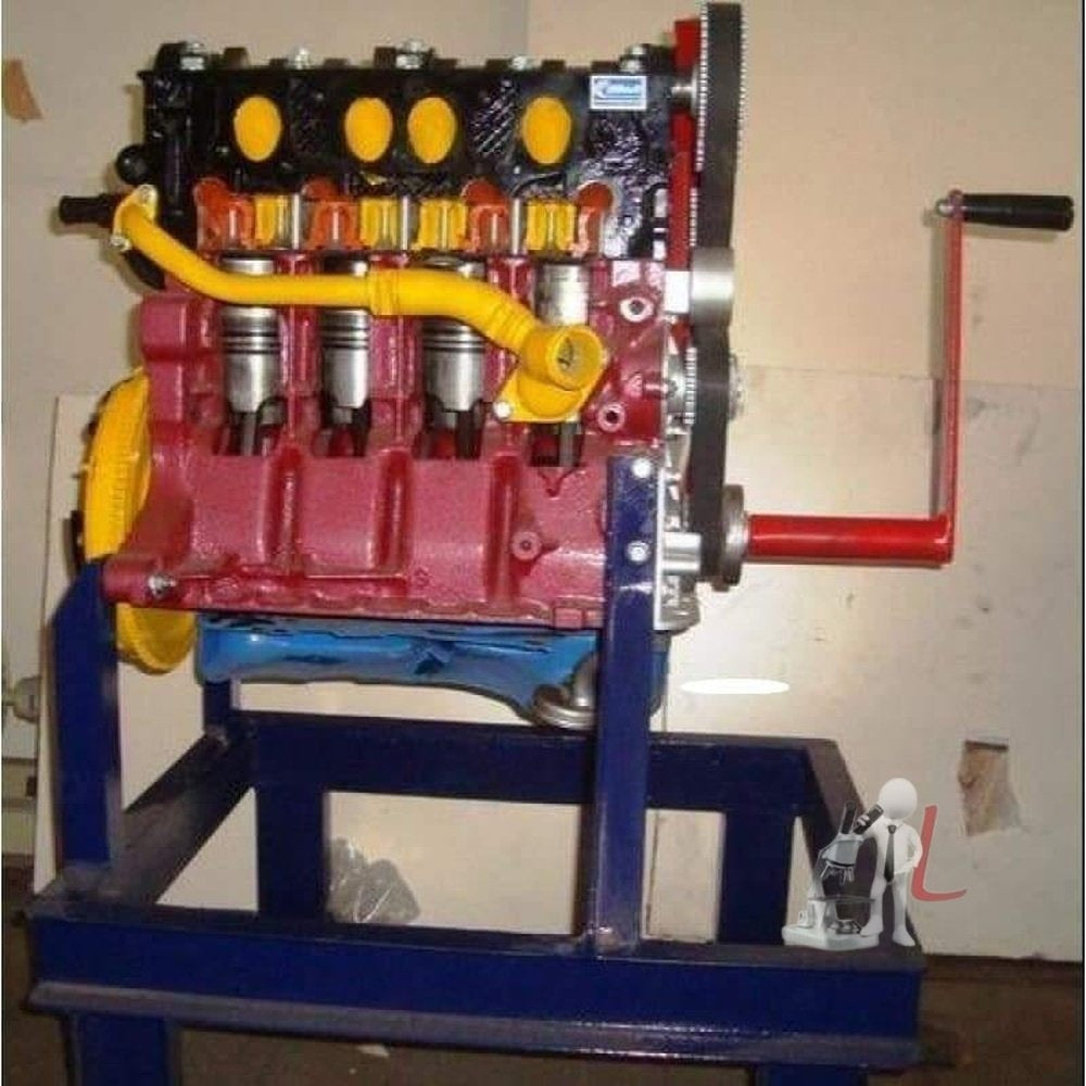 Cut Sectional Model Of Actual Multi Cylinder Four Stroke Diesel Engine apparatus - Laboratorydeal