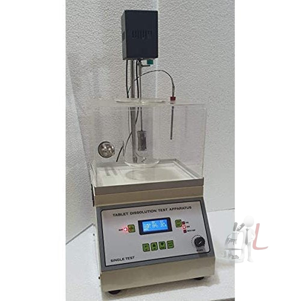 DISSOLUTION TEST APPARATUS (SINGLE UNIT) DIGITAL TIMER & TEMPERATURE-
