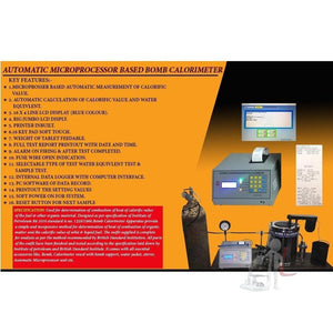 Digital Bomb Calorimeter - Laboratorydeal