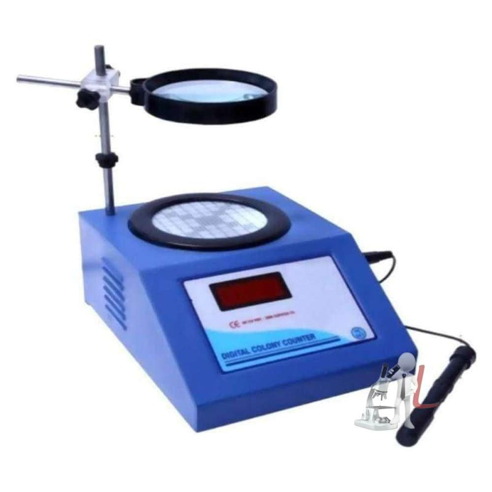 Digital Colony Counter with Pen and Magnifier Lens - Laboratorydeal