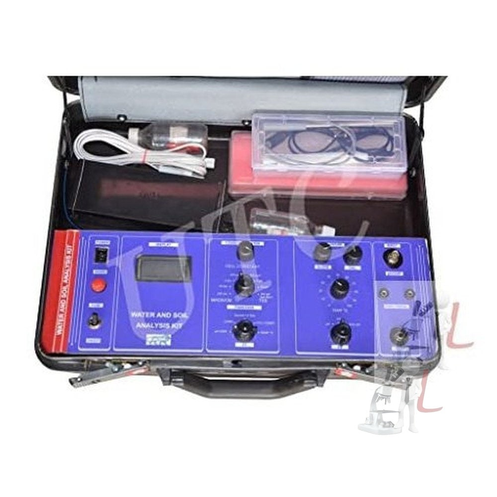 Digital Water and Soil Analysis Kit 5 Parameter Lab Equipment - Laboratorydeal