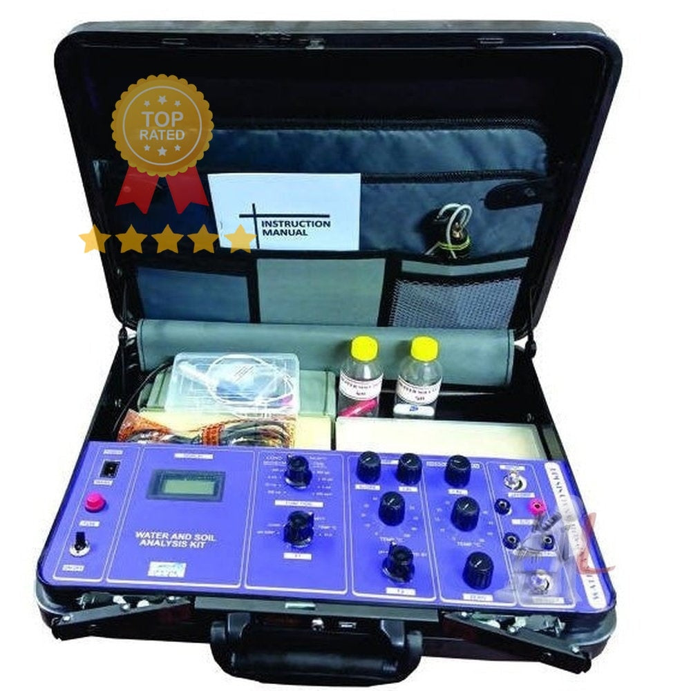 Digital Water and Soil Analysis Kit (7 Parameter) - Laboratorydeal