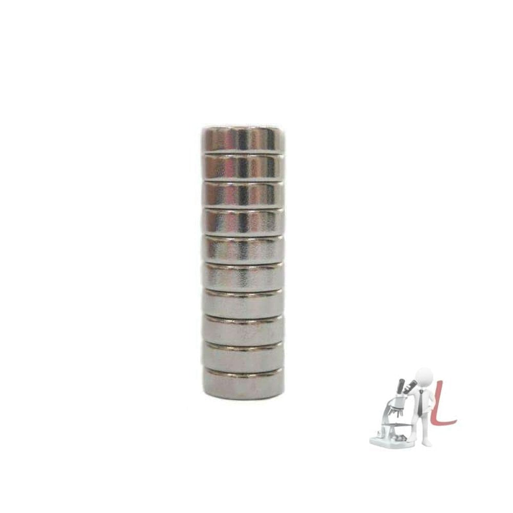 Disc Magnet 12mm X 1.5mm - Pack Of 12 - Laboratorydeal