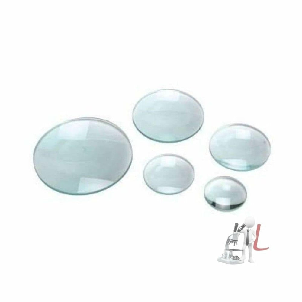 Double Convex Lense 50mm -F.L.15 cm - Pack of 5 - Laboratorydeal