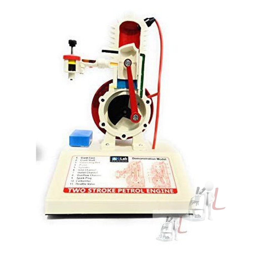 GLAB India Demonstration Plastic Petrol Engine Model 4 stroke - Laboratorydeal