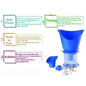 Generic All-in-One Steamer, Inhaler, Vaporizer for Nose, Pain Relief, Cold, Cough, Health & Beauty, Facial Steamer, Nozzle Inhaler, Nose Vaporizer (Made in India) - Laboratorydeal