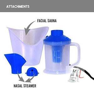 Generic All-in-One Steamer, Inhaler, Vaporizer for Nose, Pain Relief, Cold, Cough, Health & Beauty, Facial Steamer, Nozzle Inhaler, Nose Vaporizer (Made in India) - Laboratorydeal