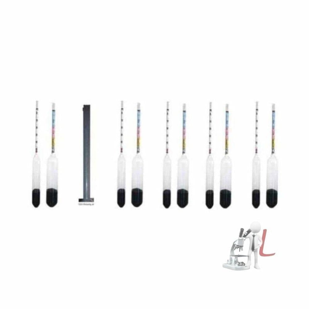 Glass Lactometer - Set of 10 by labpro - Laboratorydeal