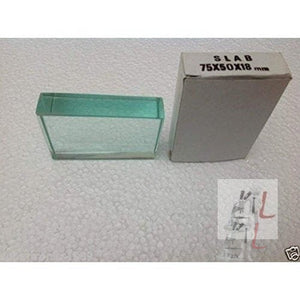 Glass Slab Size 75x50x18mm (Pack of 5) - Laboratorydeal