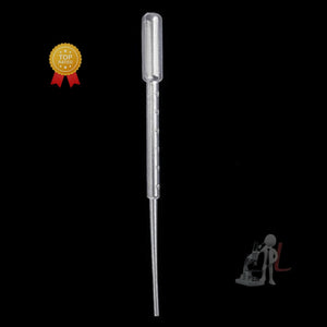 Graduated Pipettes Transfer 3ml - Graduated 0.5ml Plastic Dropper, Ink Filler, Transfer Tube (Pack of 50) - Laboratorydeal