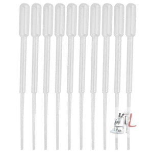 Graduated Pipettes Transfer 3ml Graduated 0.5ml Plastic Dropper, Ink Filler, Transfer Tube (Pack of 100) - Laboratorydeal