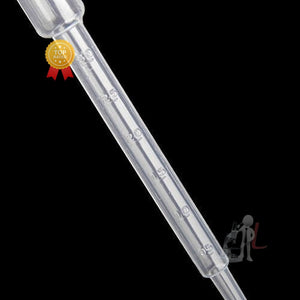Graduated Pipettes Transfer 3ml - Graduated 0.5ml Plastic Dropper, Ink Filler, Transfer Tube (Pack of 50) - Laboratorydeal