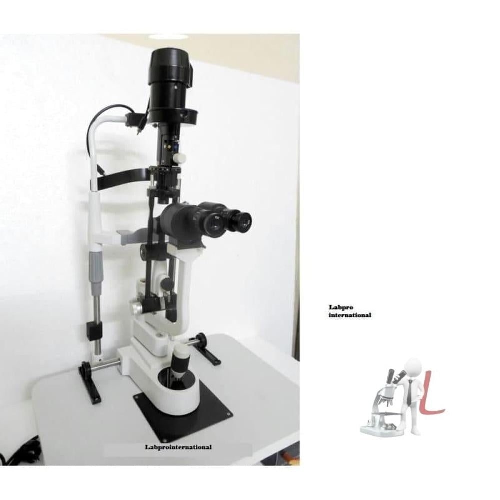 Haag Streit Type Slit Lamp Three step with camera & C mount Beam Splitter by labpro - Laboratorydeal