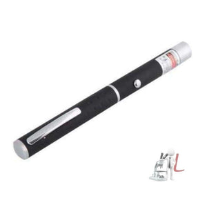 High Beam Power Green 303 Pointer 100mw 532nm Pen Lasers with Star Head (Black) - Laboratorydeal