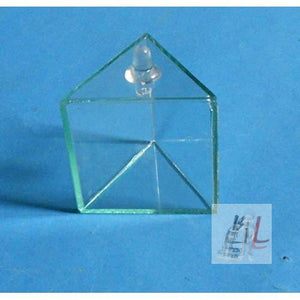 Hollow Glass Prism 2x2x2" (Inch) - Laboratorydeal