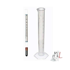 Hydrometer for Home Brew Alcohol Beer/Wine Making laboratory Tested - Laboratorydeal