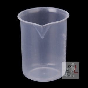 Imported 50Ml Transparent Plastic Graduated Beaker - Laboratorydeal