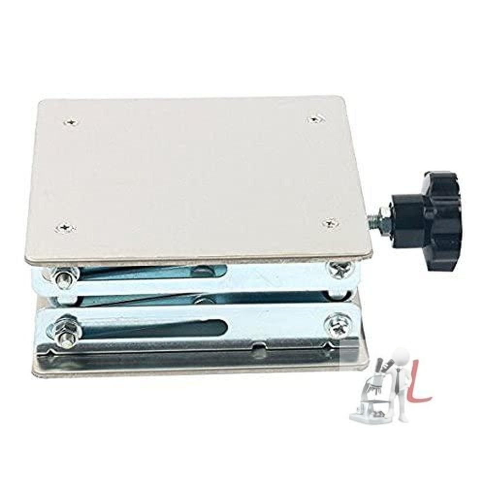 KAMBOJ TRADERS LAB JACK 15 x15 CM (6 Inch) - Stainless Steel - Laboratorydeal