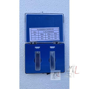 KAMBOJ TRADERS Optiglass Set Of 2 Optical Glass Cuvettes, 10mm, Spectrometer Cell Cuvette Volume 3.5ml - Laboratorydeal