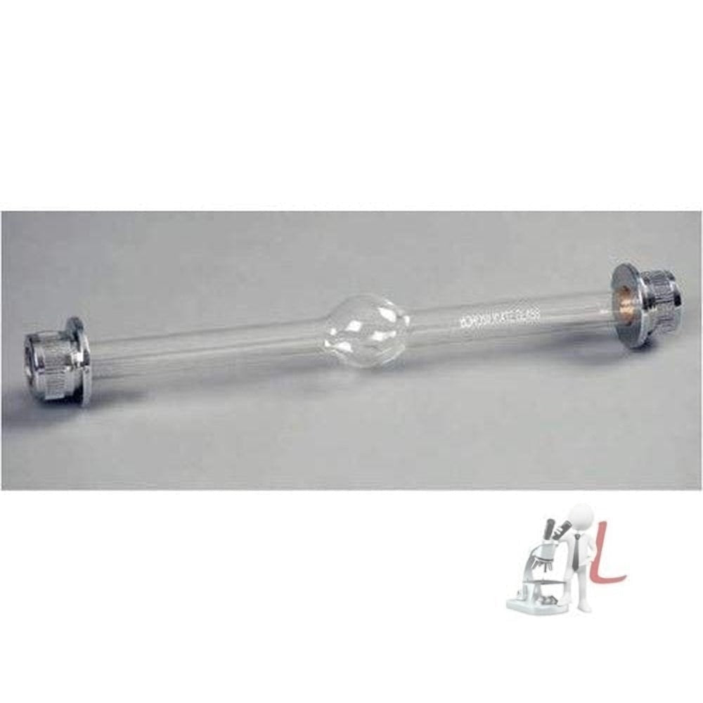 KAMBOJ TRADERS Borosilicate Glass Polarimeter 200mm Tube 20mL Sample Cell with Secured Box - Laboratorydeal