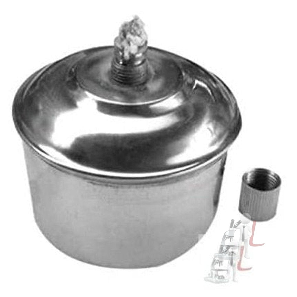 KAMBOJ TRADERS Spirit lamp in stainless steel 304grade capacity 150ml - Laboratorydeal