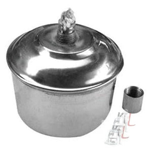KAMBOJ TRADERS Spirit lamp in stainless steel 304grade capacity 150ml - Laboratorydeal