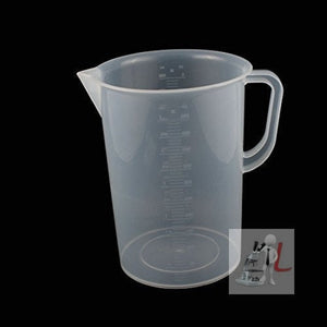 Kitchen Labotary Plastic Measureing Cup Jug Pour Spout Container (5000ml,3000ml,2000ml,1000ml,500ml,300ml,250ml) - Laboratorydeal