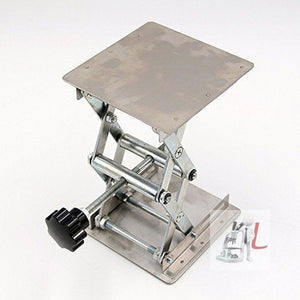 LAB JACK 20X20 cm - Mild Steel - Laboratorydeal