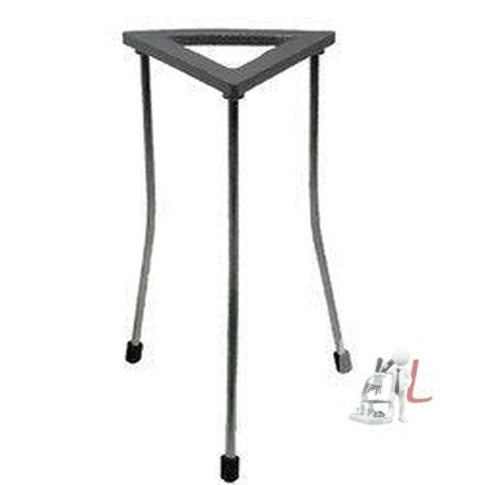 Lab Instruments Tripod Stand Cast Iron Top (8"x5") 20centimeter X 12centimeter - Laboratorydeal