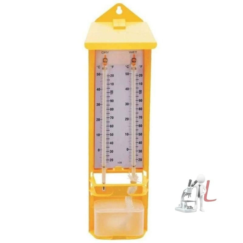 Labpro Wet & Dry Thermometer Zeal by labpro - Laboratorydeal