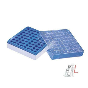 MCT Box (Rack for 100 MCTs of 0.5 ml) polypropylene (pack of 4) - Laboratorydeal