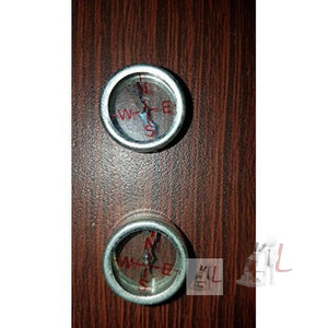 Magnetic Compass Online Both Side Glass (Pack of 12) (Size 20mm / 2cm) - Laboratorydeal