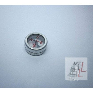 Magnetic Compass Online Both Side Glass (Pack of 12) (Size 20mm / 2cm) - Laboratorydeal