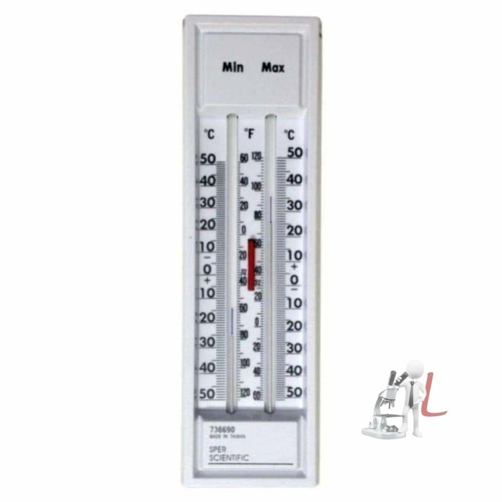 Max Min Thermometer by labpro - Laboratorydeal