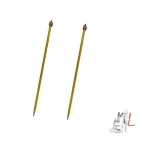 Melting point Glass Capillary Tube 100 pieces with thermometer 0 to 300 degree C 2 pieces - Laboratorydeal