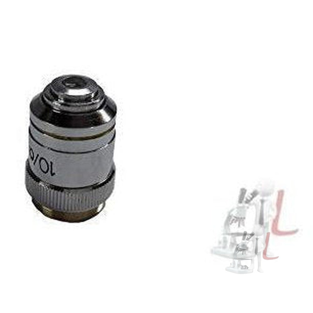 Metallic 10X Optic Objective Lens for Microscope - Laboratorydeal