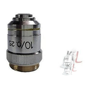 Metallic 10X Optic Objective Lens for Microscope - Laboratorydeal
