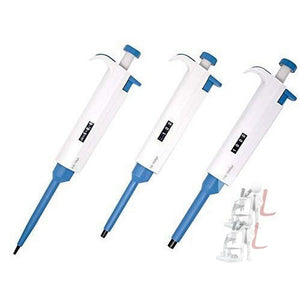 Micropipette Set : 3 (0.5-10ul; 10-100ul; 100-1000ul) - Laboratorydeal