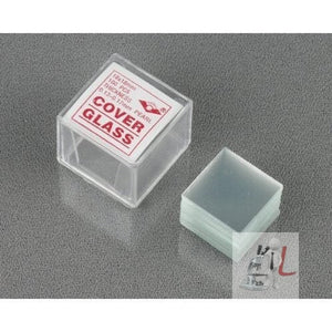 Microscope Glass Cover Slides Coverslips,18 mm x 18mm (1pkt of 100) - Laboratorydeal
