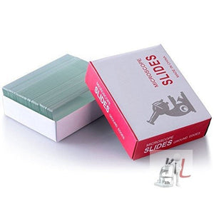 Microscope Glass Slides (Pack of 50 slides) 75 X 25 X 1.4 mm - Laboratorydeal