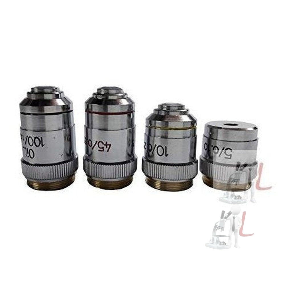 Microscope Lens Set for Microscope (Pack of 4) - Laboratorydeal