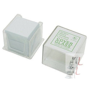 Microscope Glass Cover Slides Coverslips,18 mm x 18mm (1pkt of 100) - Laboratorydeal